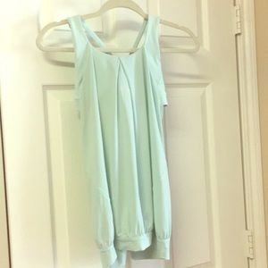 Lulu Lemon Mint Tank With Gorgeous Back